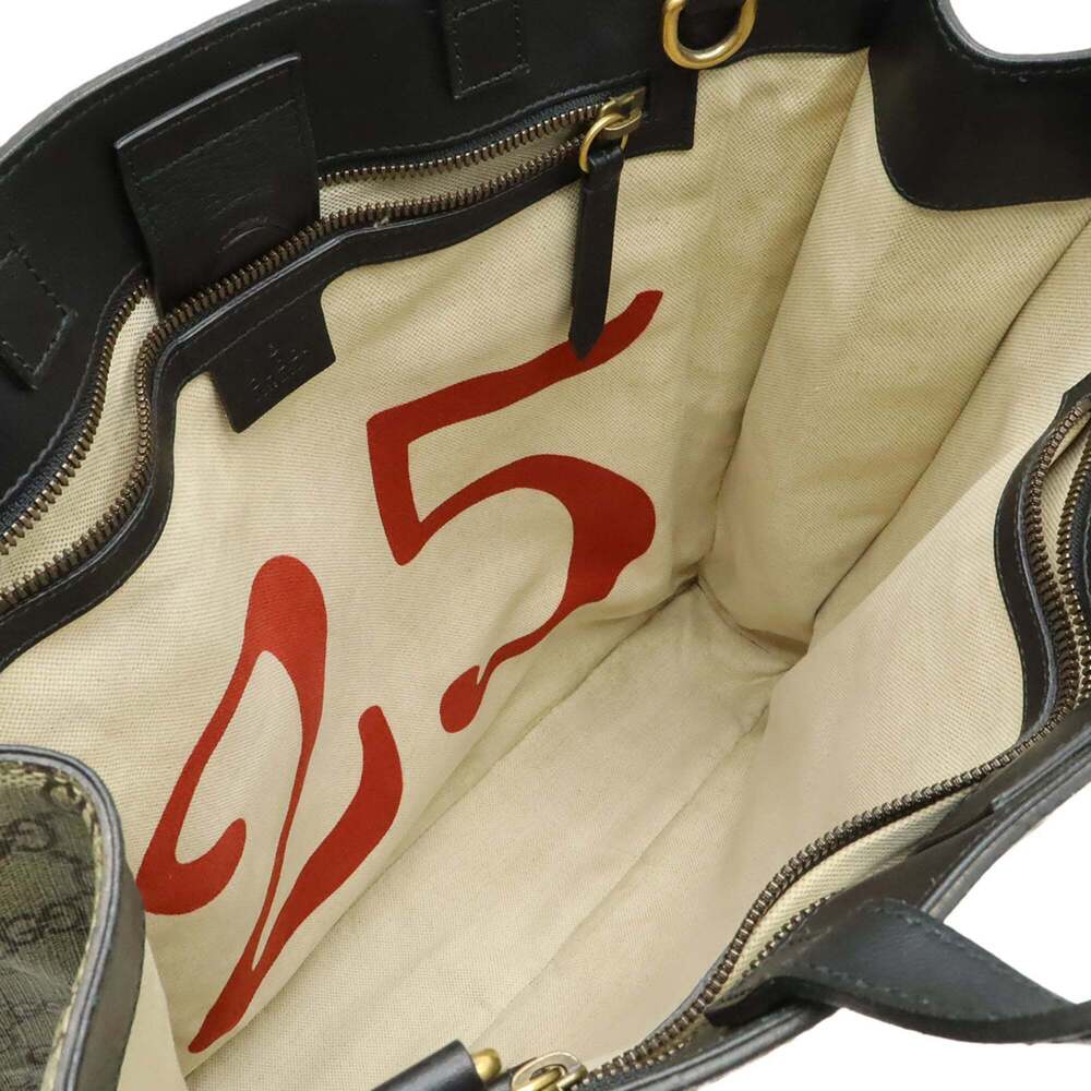 GUCCI Authentic Black Leather Shoulder Bag - Picture 7 of 9